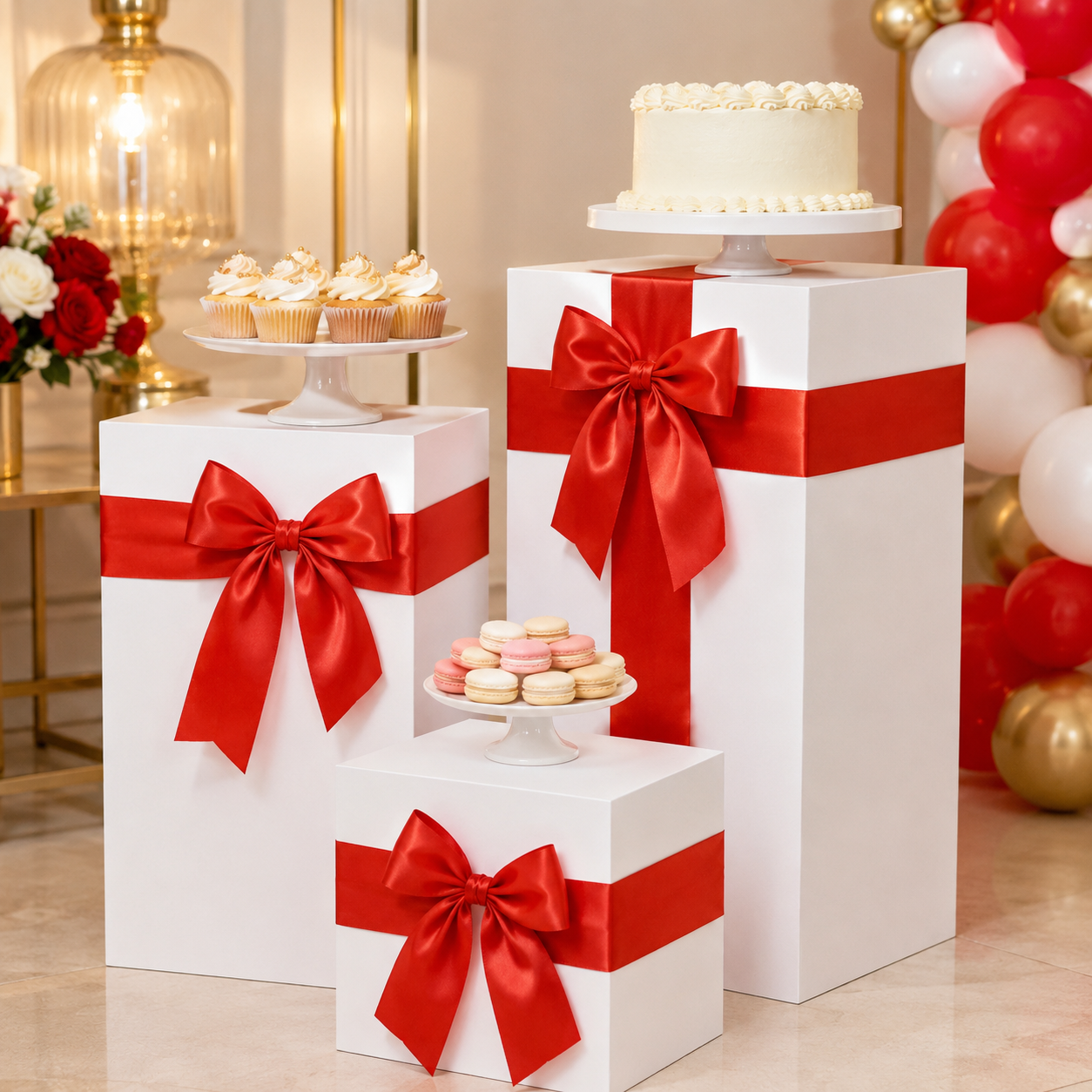 Wide Satin Plinth Ribbon
