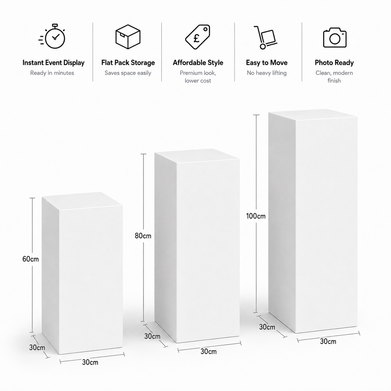 Cardboard Plinths