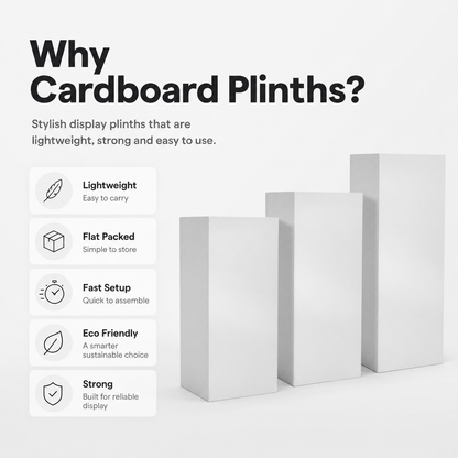 Large Cardboard Plinth Bundle