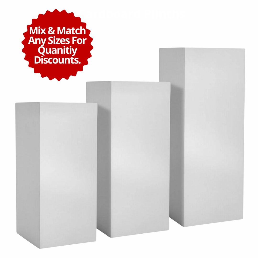 Cardboard Plinths &amp; Pedastals